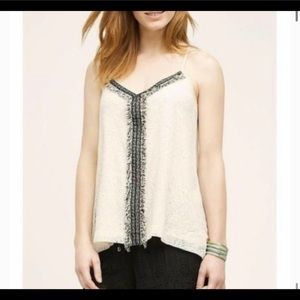 Anthropologie Akemi + Kin Crossroads Fringed Tank